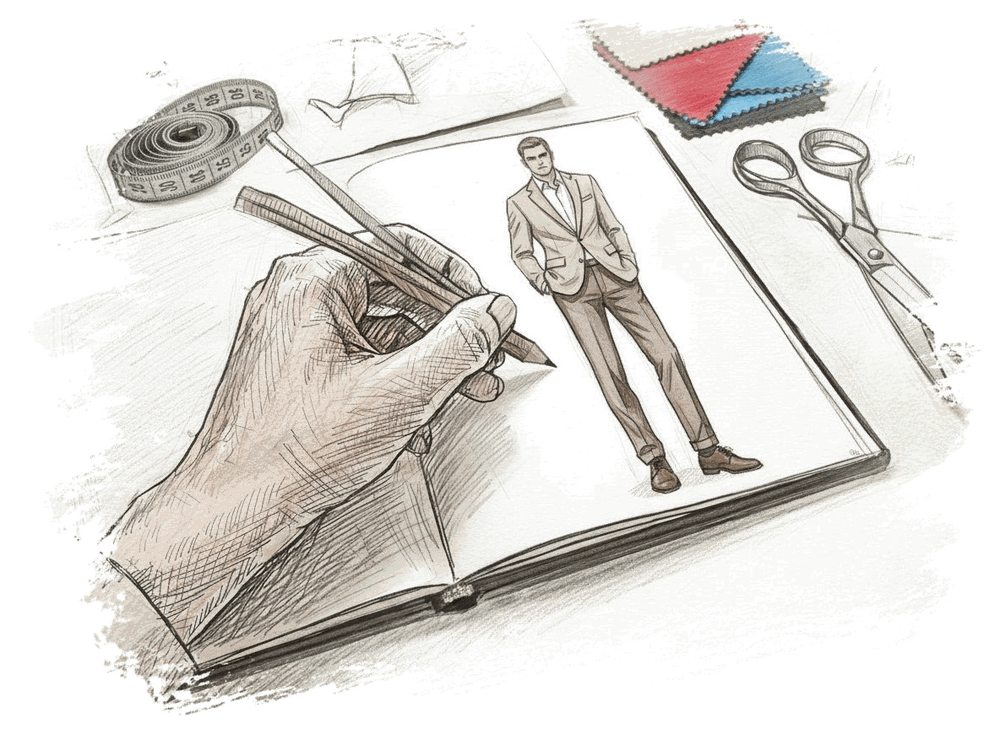 Fashion design illustration